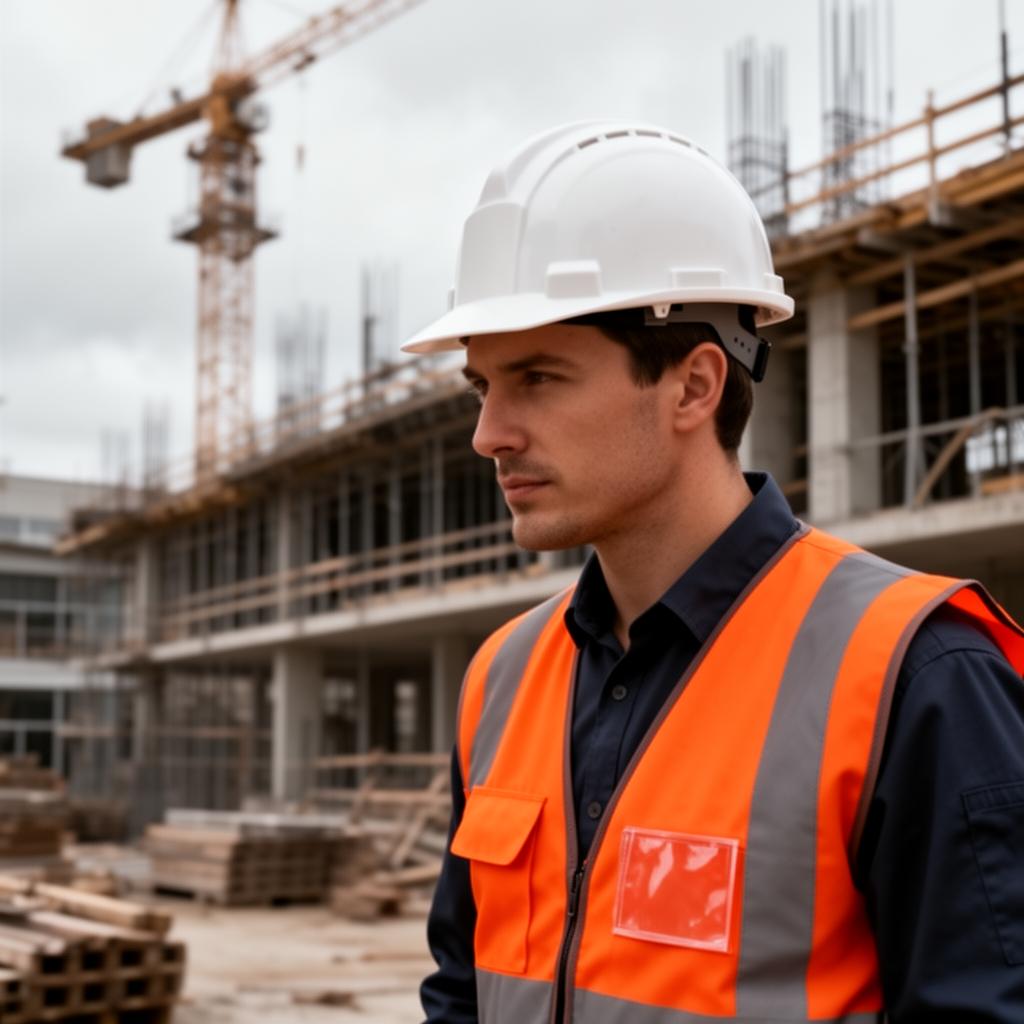 Safety Solutions Group inspector on an Irish construction site